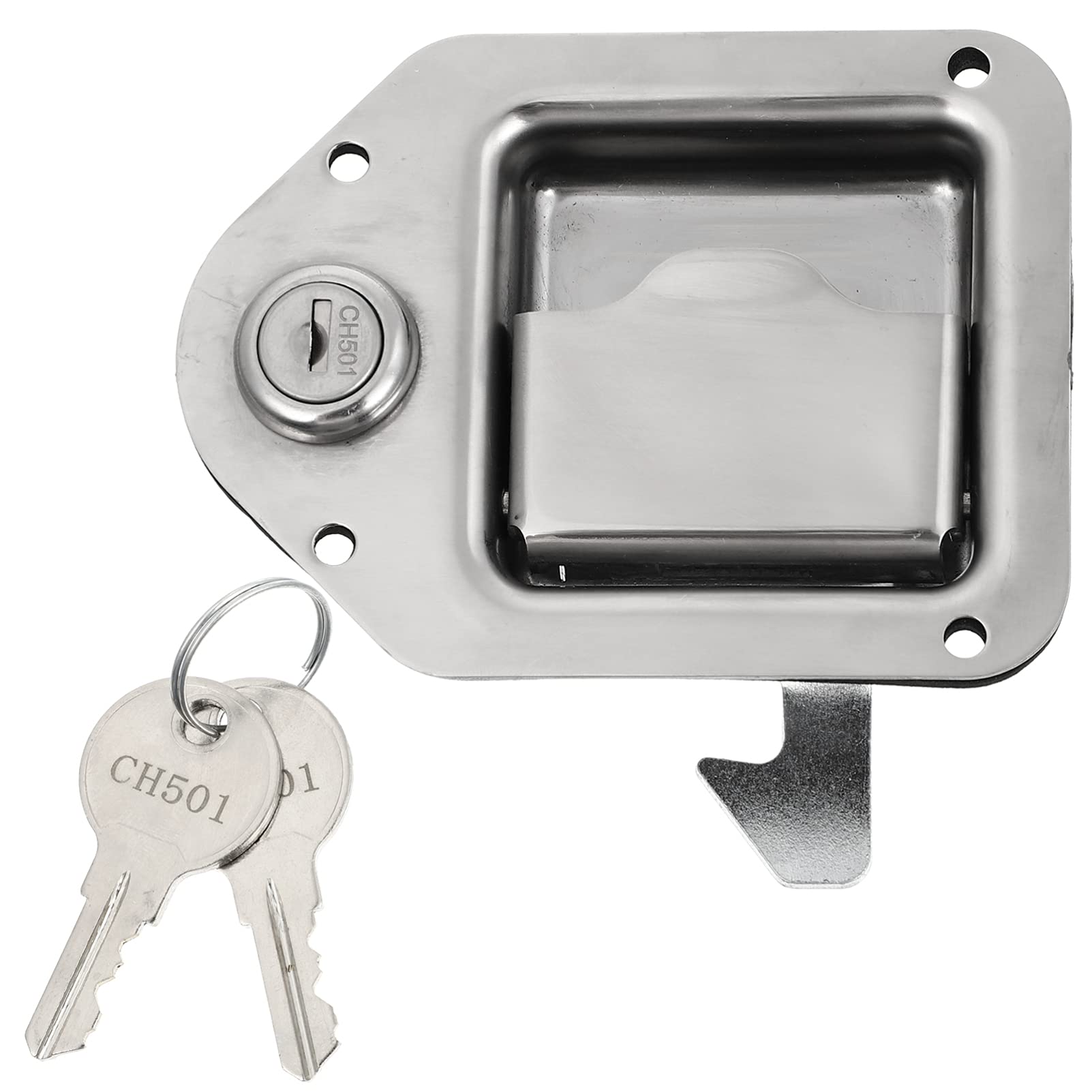 DOITOOL Stainless Steel RV & Truck Toolbox Lock - Heavy Duty Camper Door Lock for Travel Trailers, Trucks, and Trailers - Secure Your Vehicle Toolbox, Camper Door & Travel Trailer (Perfect for Outdoor Adventures, Road Trips & RV Camping)
