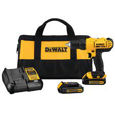DEWALT DCD771C2 20V MAX Lithium-Ion Cordless Drill Driver Kit (Refurbished) with Full Warranty - Compact & Powerful for DIY, Home Improvement, and Professional Use