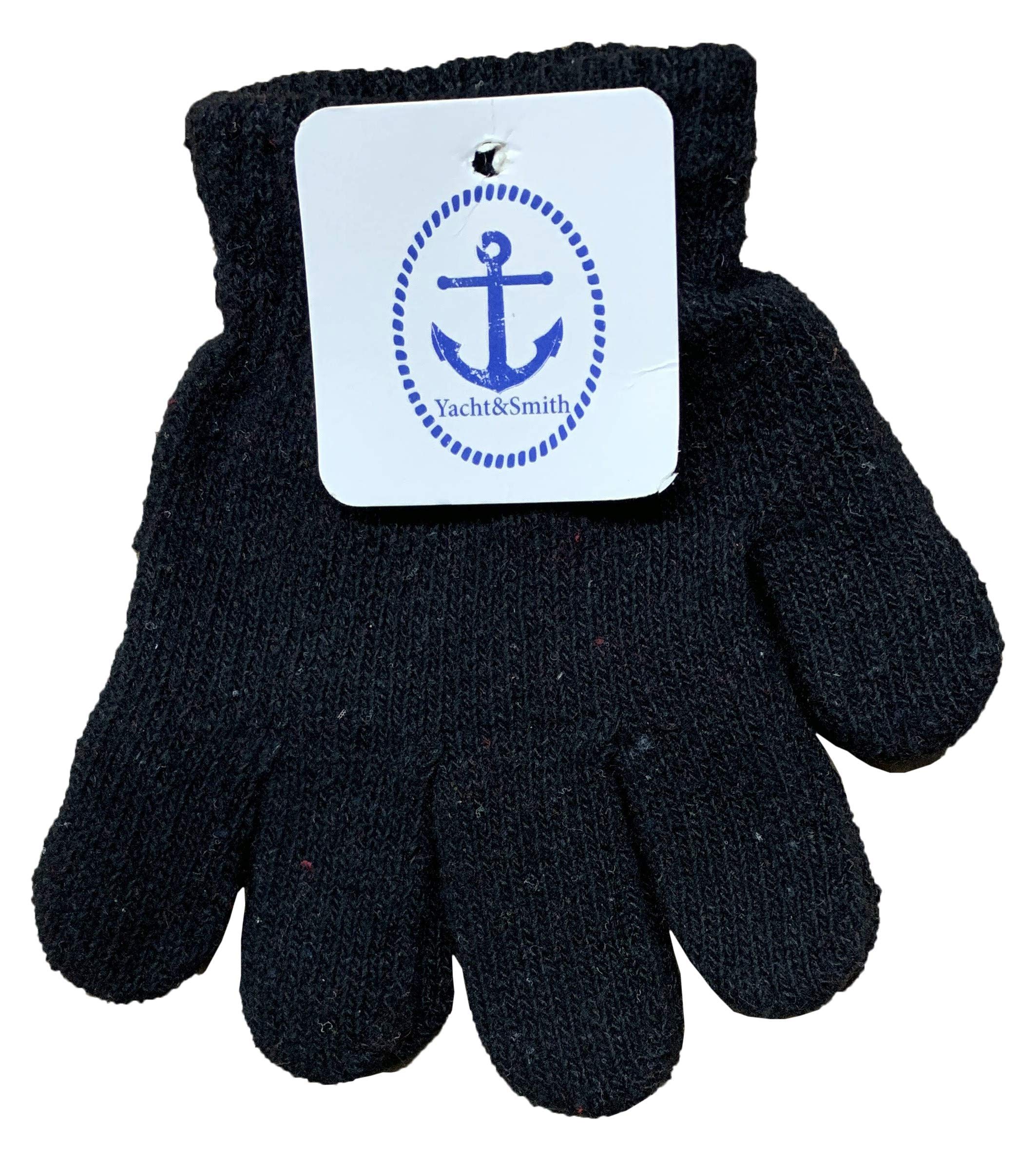 Yacht & Smith Wholesale Winter Beanie & Glove Sets for Kids & Adults - Bulk Pack for Homeless Donations, Shelters & Cold Weather Protection