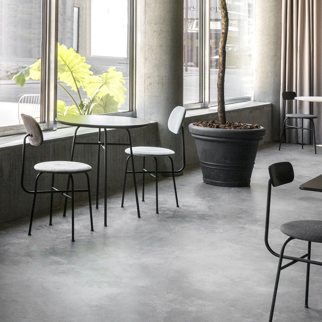 Afteroom Modern Dining Chair - Fully Upholstered Mid-Century Style Chair for Kitchen, Dining Room & Office - Comfortable & Stylish Seating Solution