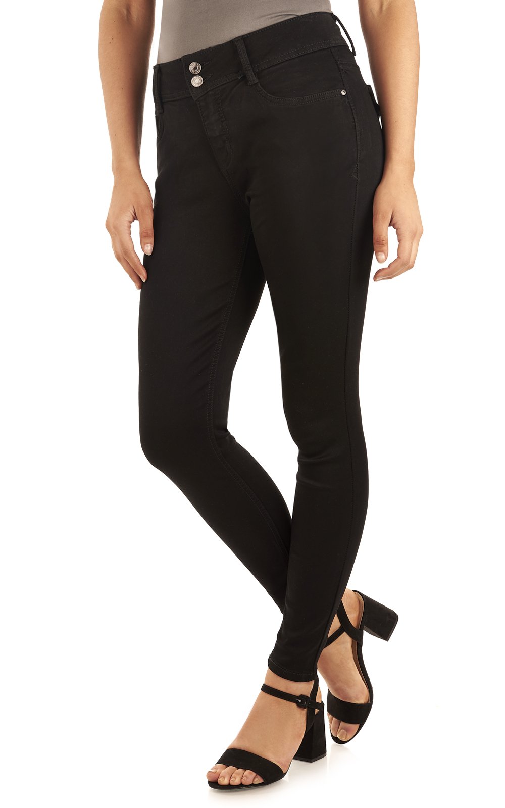 Angels Forever Young Women's Curvy Skinny Jeans - High Waist Stretch Denim Pants for Plus Size | Perfect for Casual Outfits, Date Nights & Office Wear