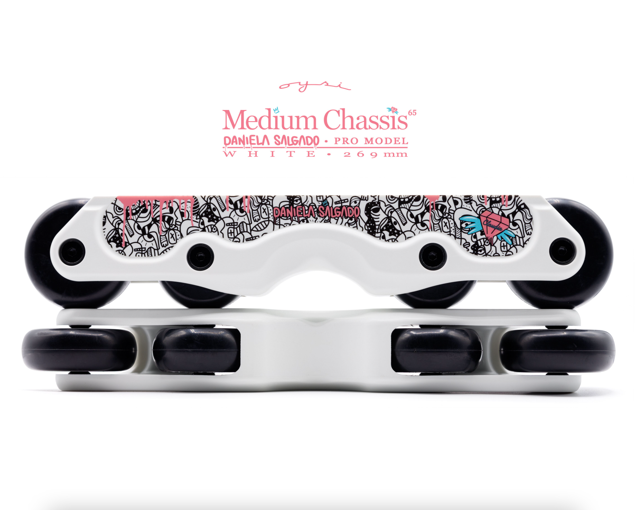 Oysius Daniela Salgado Inline Skate Frames - High-Performance Rollerblade Frames for Speed Skating & Aggressive Inline - Perfect for Outdoor Sports & Fitness Training