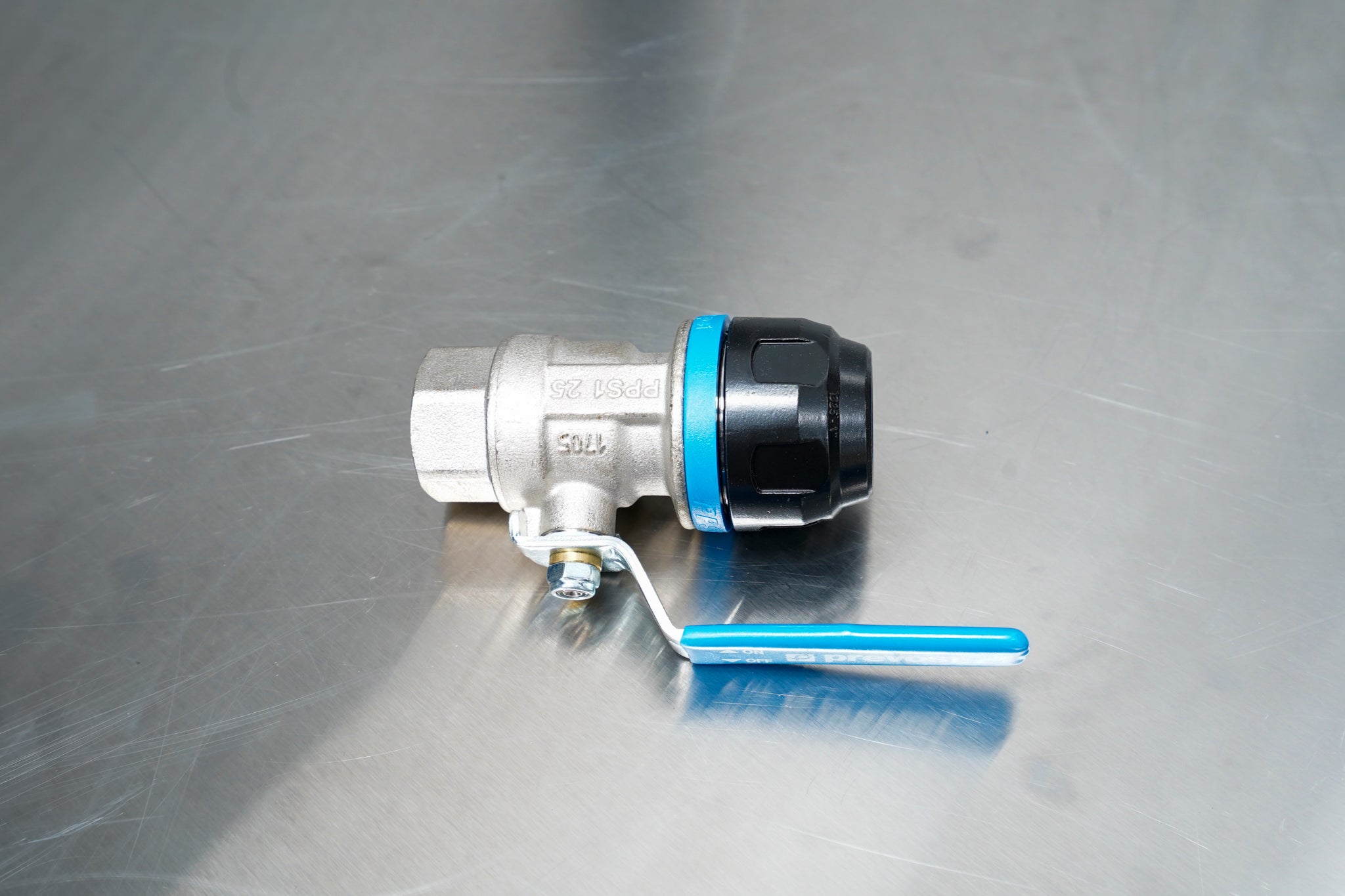 Prevost 3/4 NPT to 1 Inch Pipe Valve - Brass Water/Gas Flow Control for Plumbing & Industrial Applications