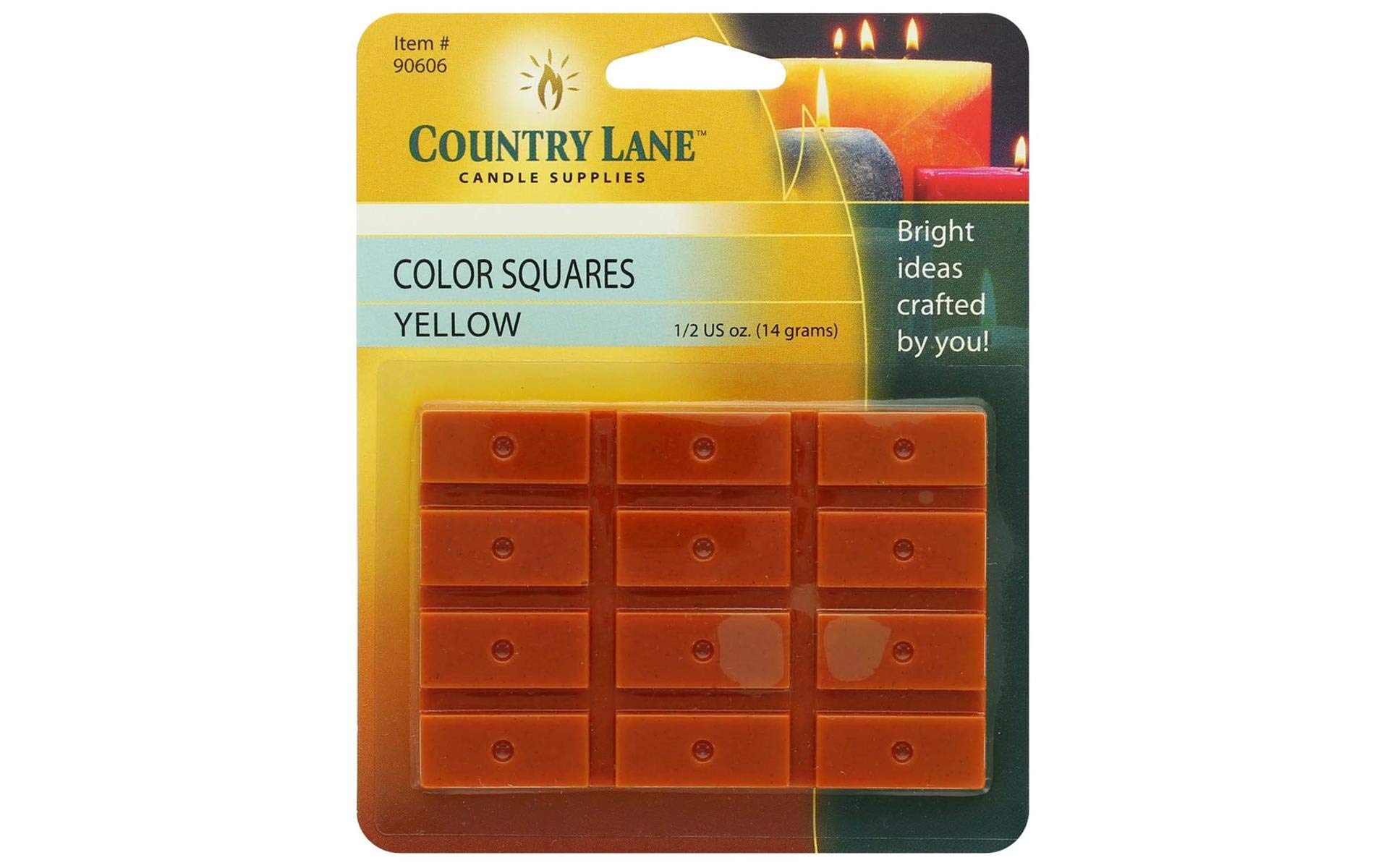 Country Lane Candle Dye - Yellow, 0.5 oz | Premium Soy Wax Candle Coloring | Perfect for DIY Candles, Soap Making & Home Decor Projects