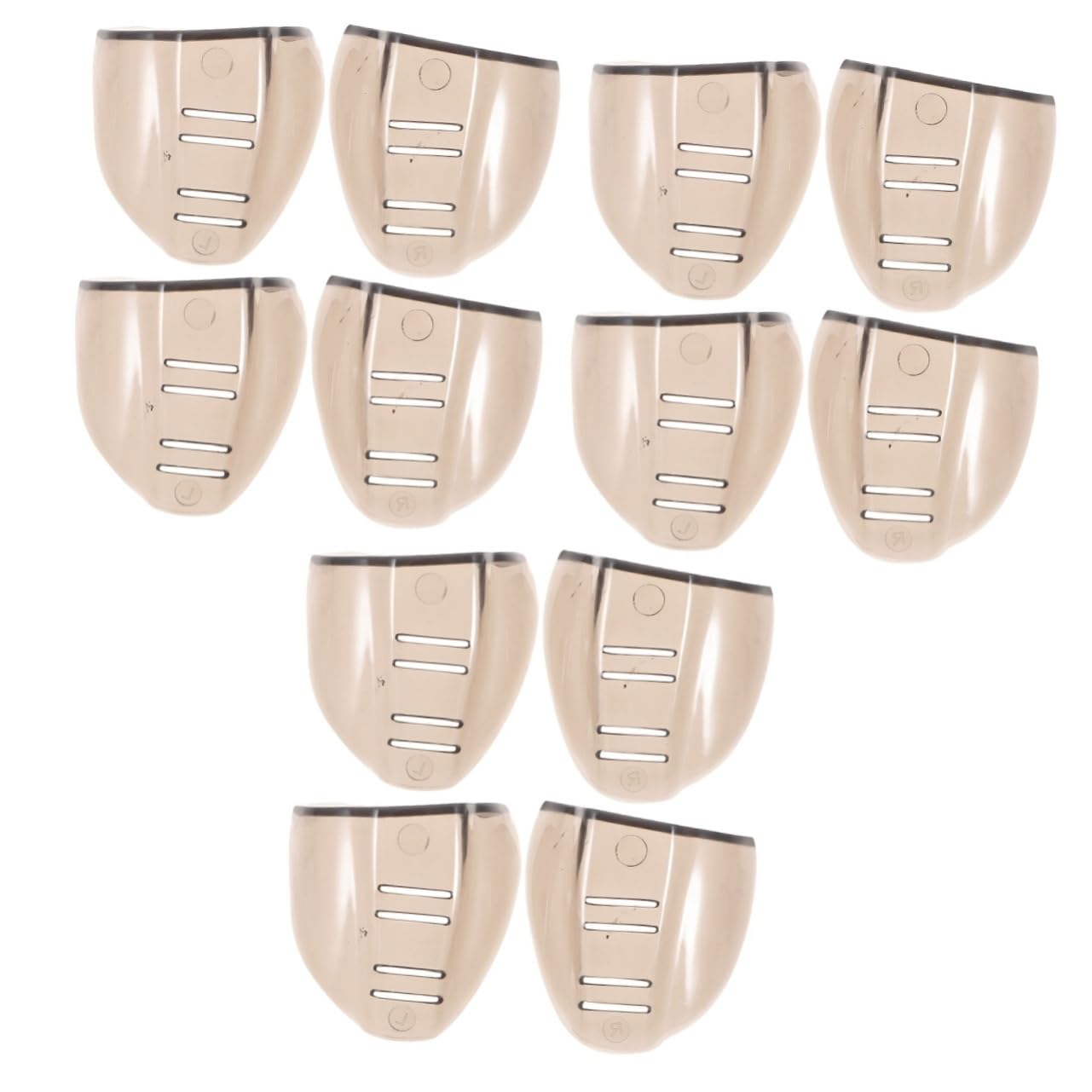 Healvian 6 Pairs Anti-Scratch Side Shields for Glasses | Protective Eyewear Accessories | Safety Glasses Side Protectors for Work, Sports & Outdoor Activities | Perfect for Construction, Cycling & DIY Projects