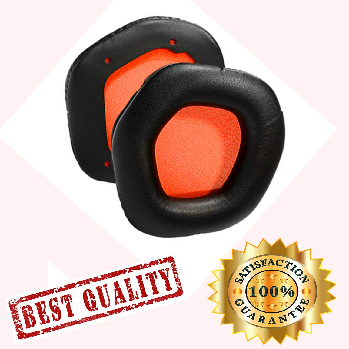 Premium Replacement Ear Pads for ASUS ROG Strix Gaming Headsets - Soft Foam Cushion Ear Cups Compatible with Strix Pro, 7.1, 2.0, DSP & Wireless Models (2-Pack) - Perfect for Long Gaming Sessions & Noise Isolation