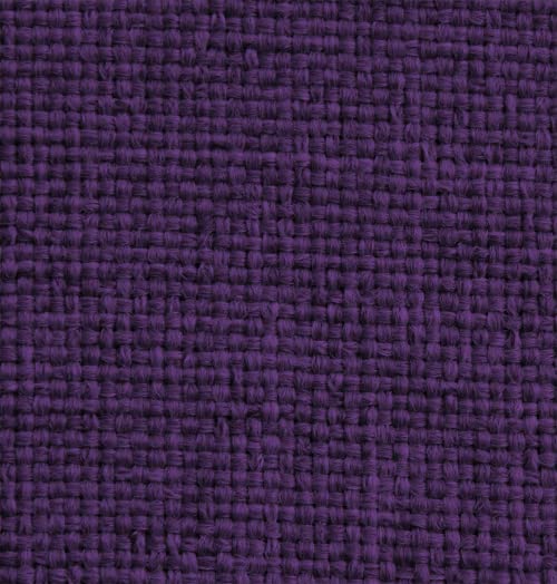 CalTrend Rear Solid Bench Seat Covers - Tweed Fabric for 1980-1990 Jeep CJ7 & Wrangler - Purple Insert & Trim | Durable Protection & Style Upgrade for Off-Road Adventures