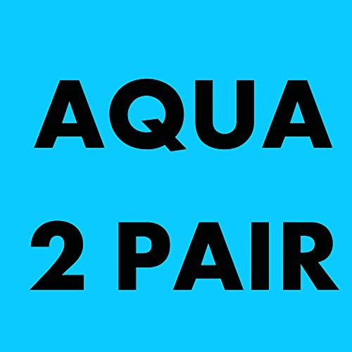 Aqua Blue (2 Pairs)