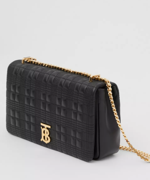 Burberry Medium Quilted Lambskin Lola Bag Black - Luxury Designer Handbag for Women, Perfect for Work, Travel & Evening Events