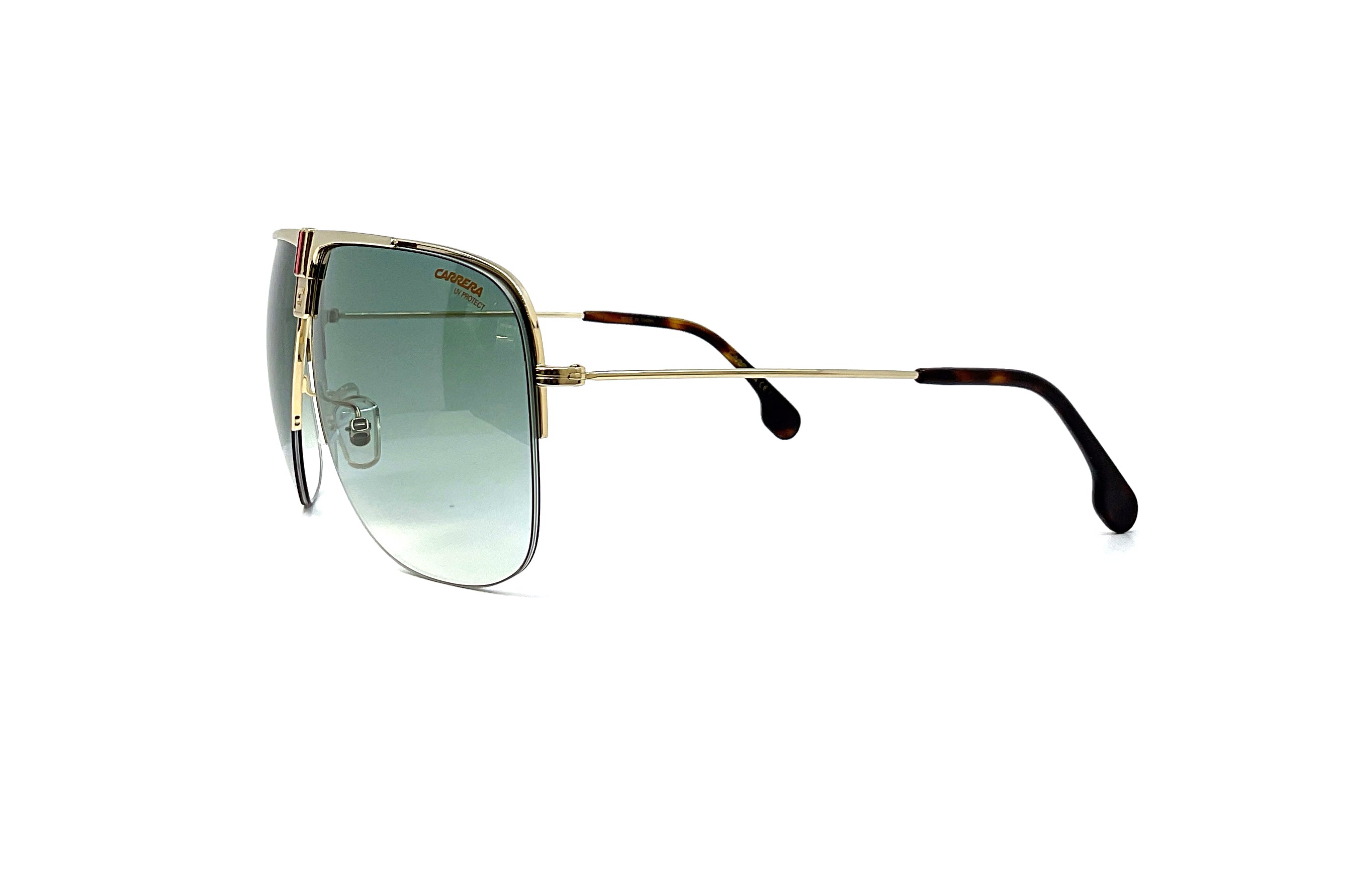 Carrera 1013/S Gold Sunglasses for Men & Women - Polarized UV Protection - Fashionable Aviator Style for Driving, Travel & Outdoor Activities