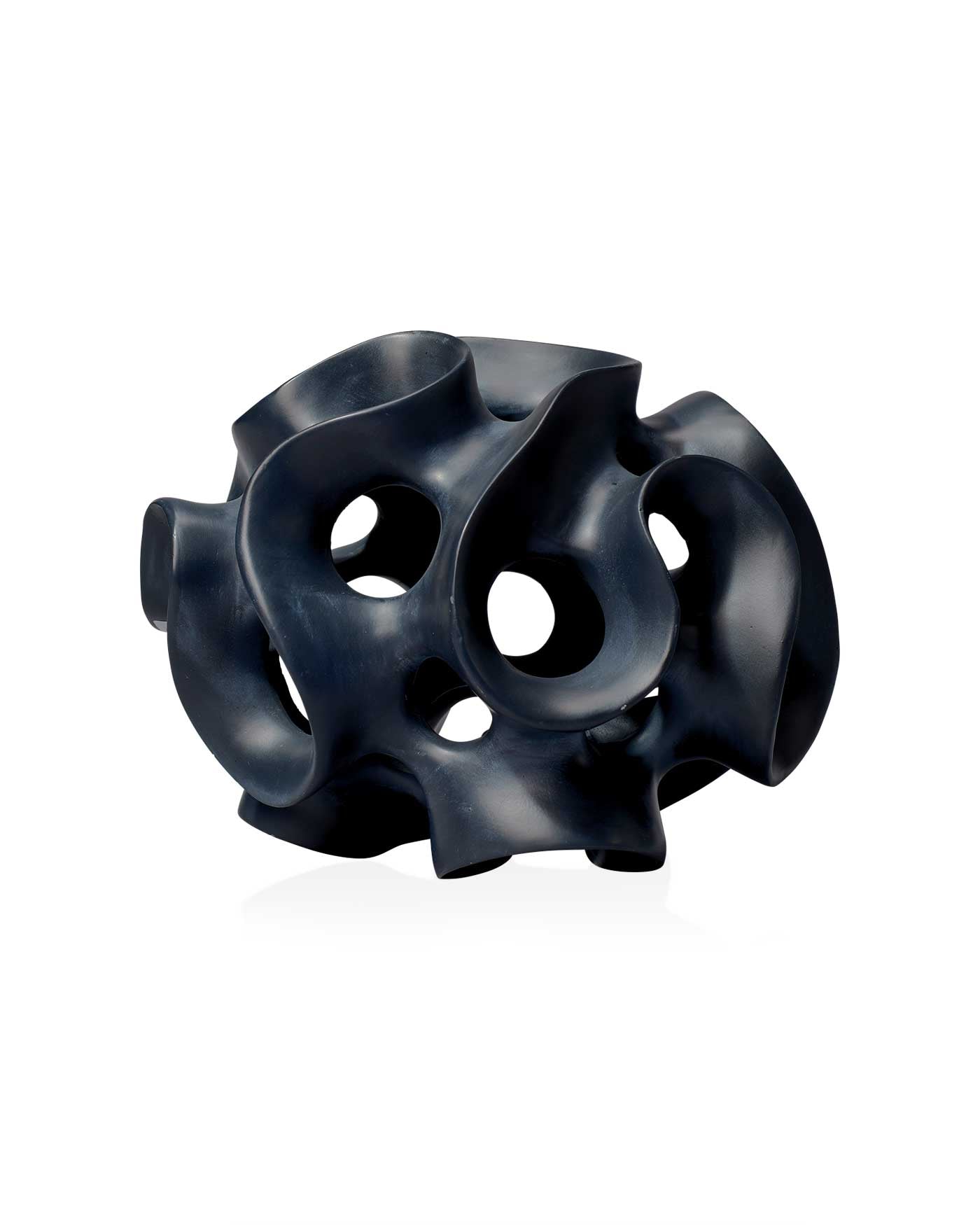 Elegant Black Ribbon Sphere - Stylish Home Decor for Parties, Weddings & Gift Wrapping | Perfect for DIY Crafts & Event Styling