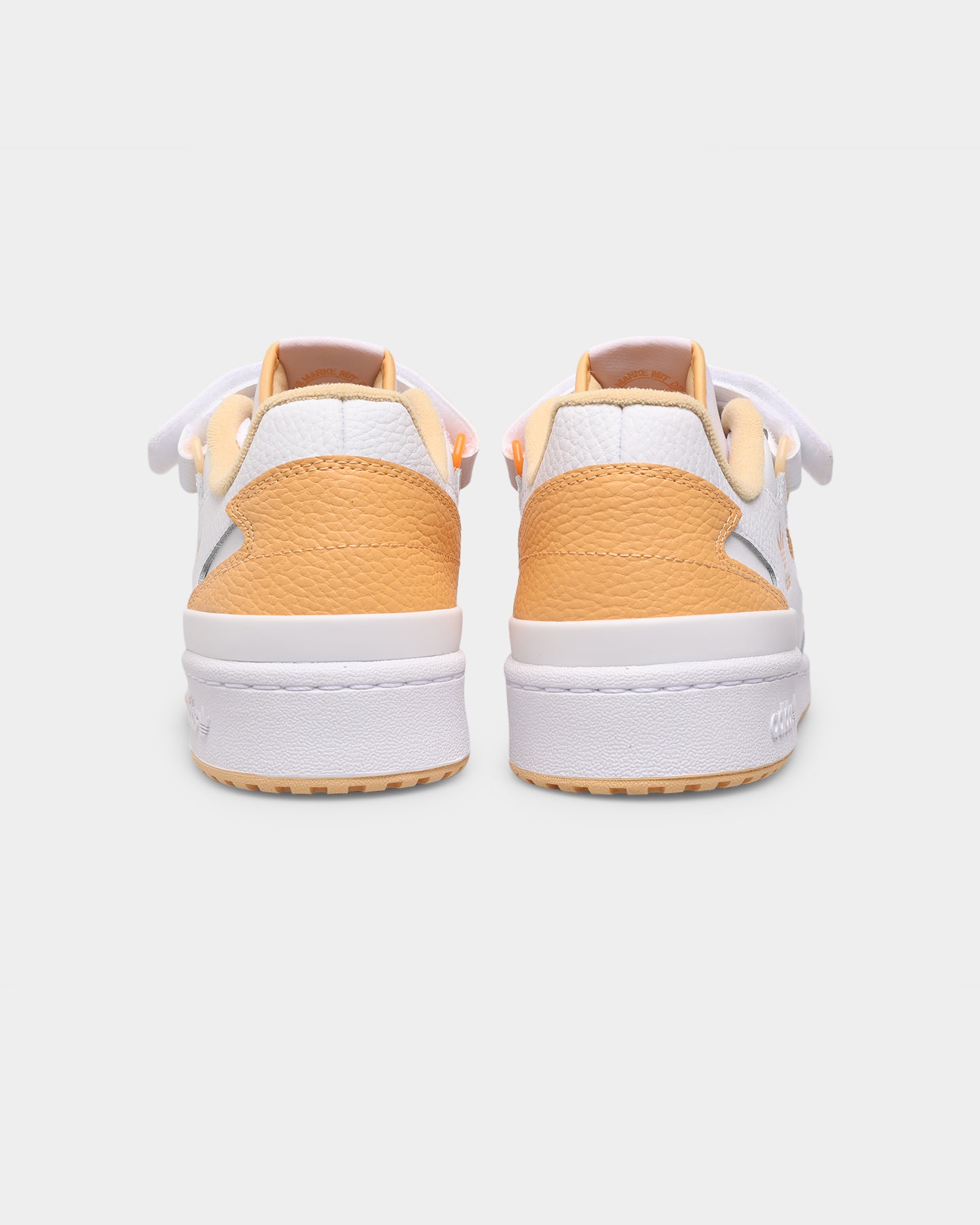 Adidas Forum Low Sneakers - Cloud White/Pulse Amber/Orange Rush - Men's Casual Shoes for Streetwear & Everyday Comfort
