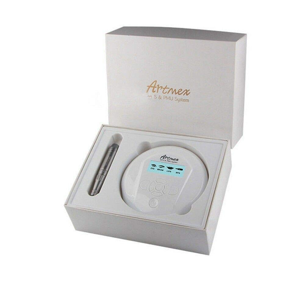 Professional Permanent Makeup Machine - Digital Control Eyebrow Tattoo Device with Rotary Pen for Microblading & Lip Pigmentation | Artmex V6 | Perfect for Salon, Spa & Home Use