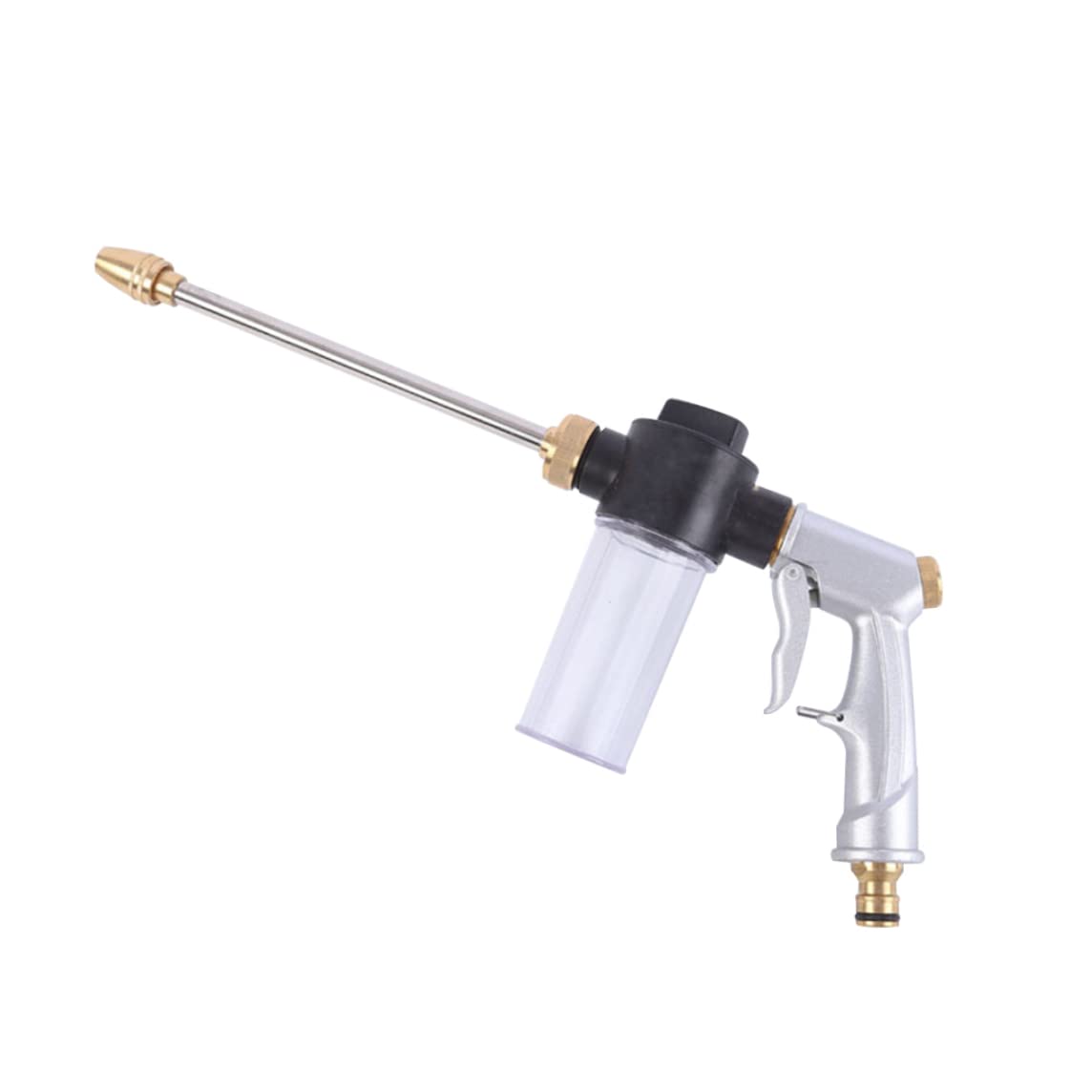 High Pressure Hose Water Sprayer - Heavy Duty Garden Car Washer with Foam Cannon, Nozzle & Spray Gun for Lawn Irrigation, Cleaning & Washing | Perfect for Home, Garden, Car Detailing & Outdoor Cleaning