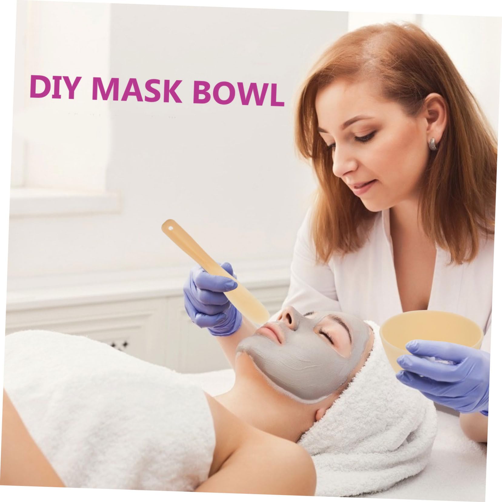 15-Piece Silicone Mask Bowl Kit with 10 Spatulas - DIY Facial Mask Mixing Set for Easy Application (Random Colors) | Perfect for At-Home Spa, Beauty Treatments & Professional Salon Use