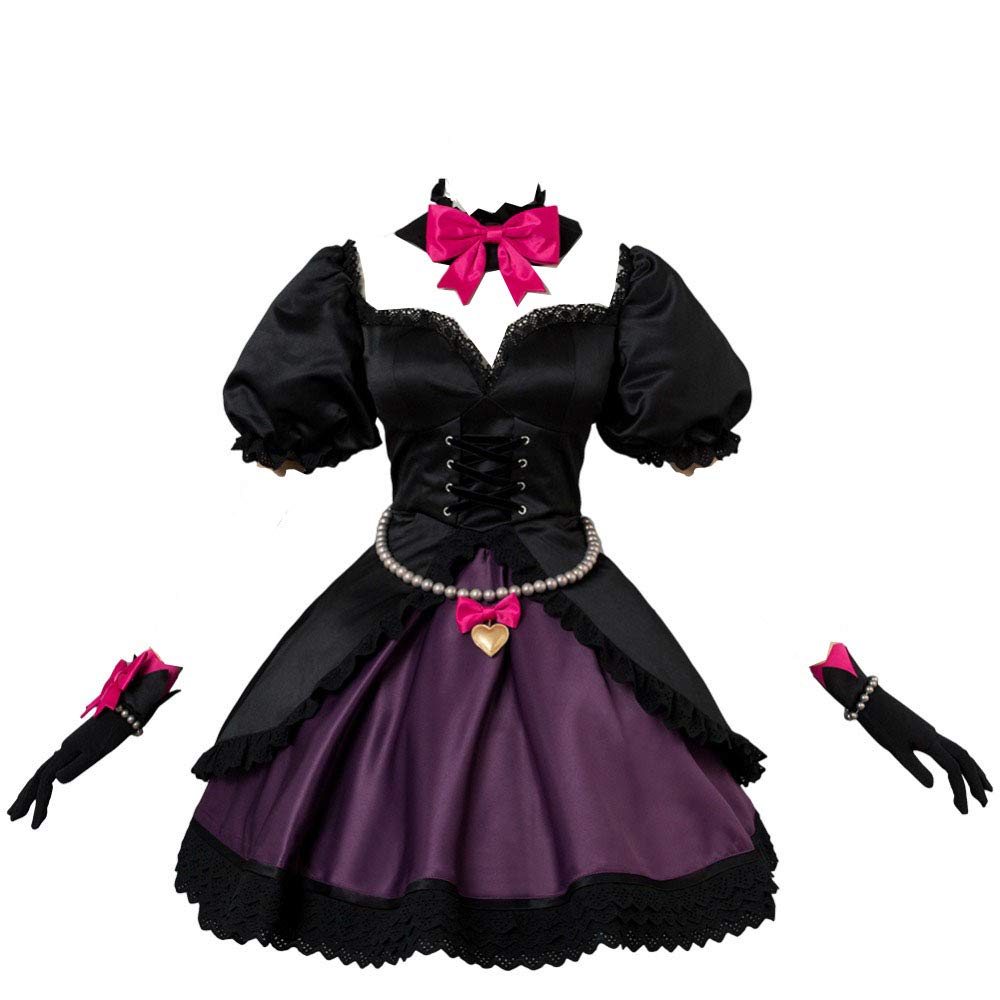 D.Va Black Cat Officer Cosplay Costume - Overwatch Song Hana Outfit for Halloween & Conventions