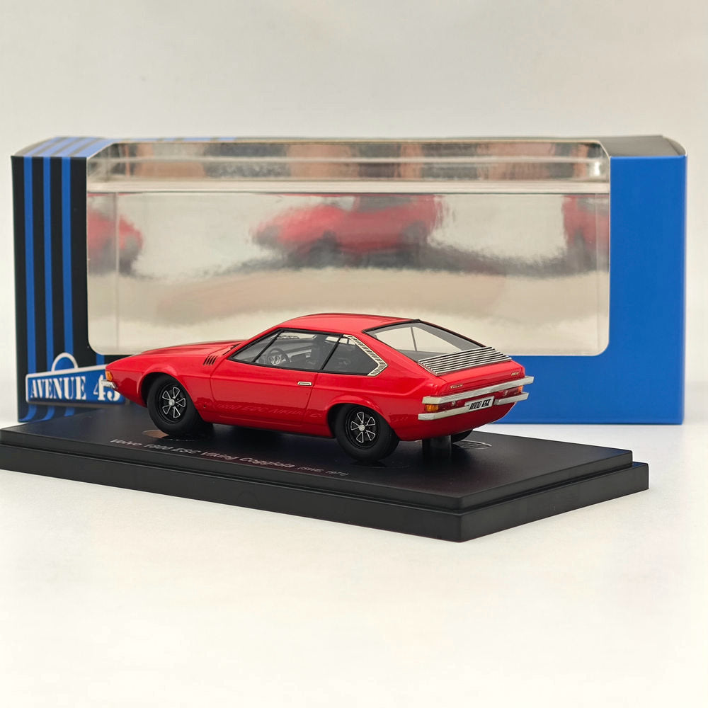 1/43 Scale AutoCult Avenue 43 Volvo 1800 ESC Viking Coggiola 1971 Red Resin Model Car #60037 - Collectible Diecast Vehicle for Display, Gifts & Car Enthusiasts