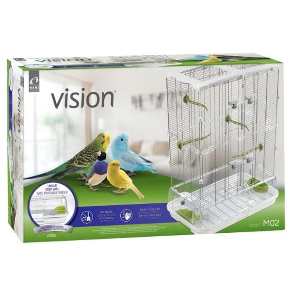 Hari Vision M02 Medium Bird Cage - Spacious & Durable Home for Parakeets, Canaries & Small Birds - Perfect for Indoor & Outdoor Use in Homes, Gardens & Aviaries
