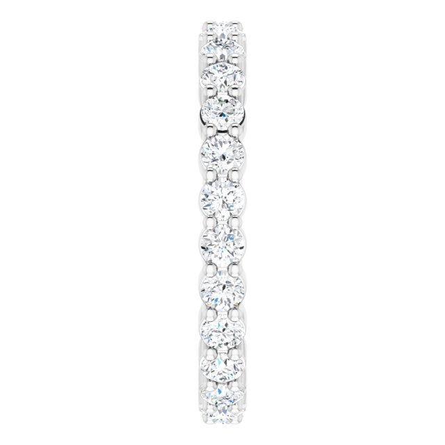 0.81 Carat Round Diamond Petite Eternity Band - Perfect for Weddings, Anniversaries & Everyday Elegance