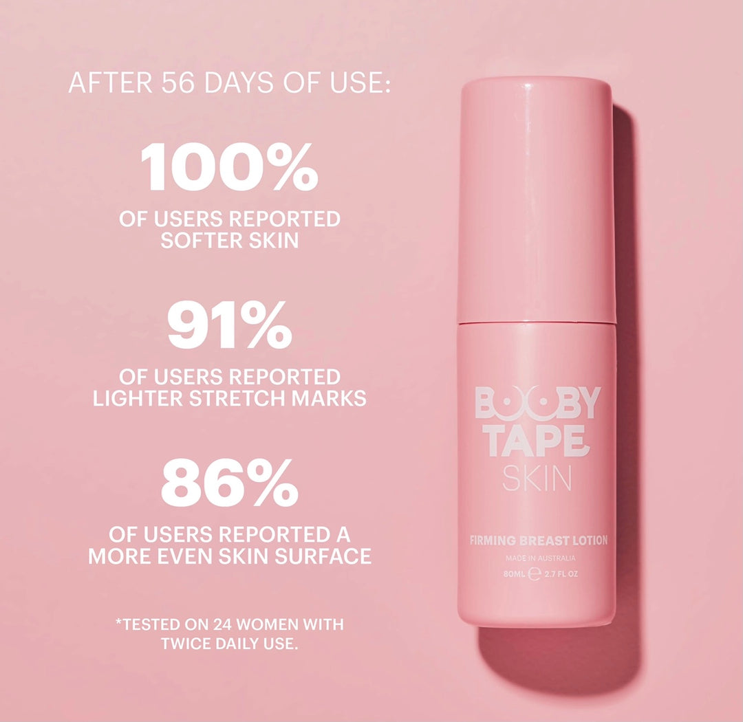 Booby Tape Firming Breast Lotion - Hydrating & Moisturizing Skin Care for Women - 80ml (1 Count) - Perfect for Daily Use & Post-Workout Recovery