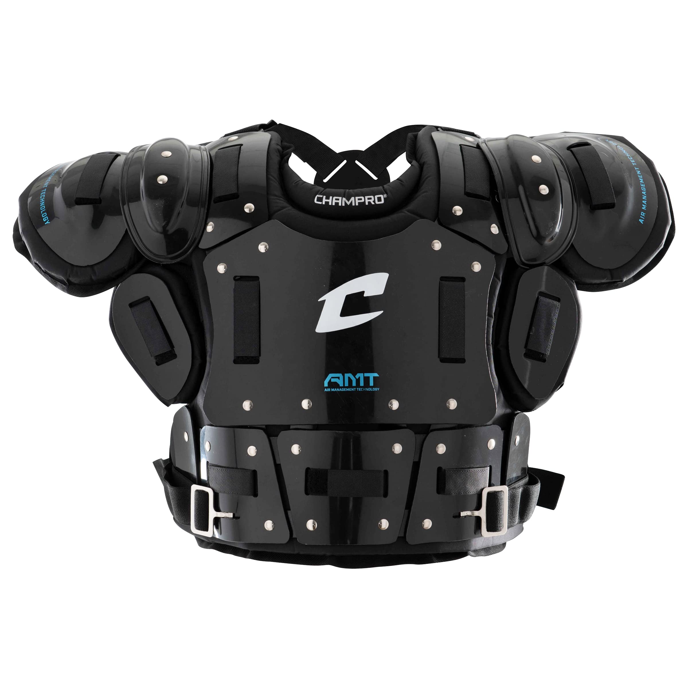 Champro Air Management Plated Umpire Chest Protector - Large Size for Baseball & Softball Officials - Lightweight & Breathable Safety Gear for Umpires & Referees - Perfect for Games, Tournaments & Training Sessions