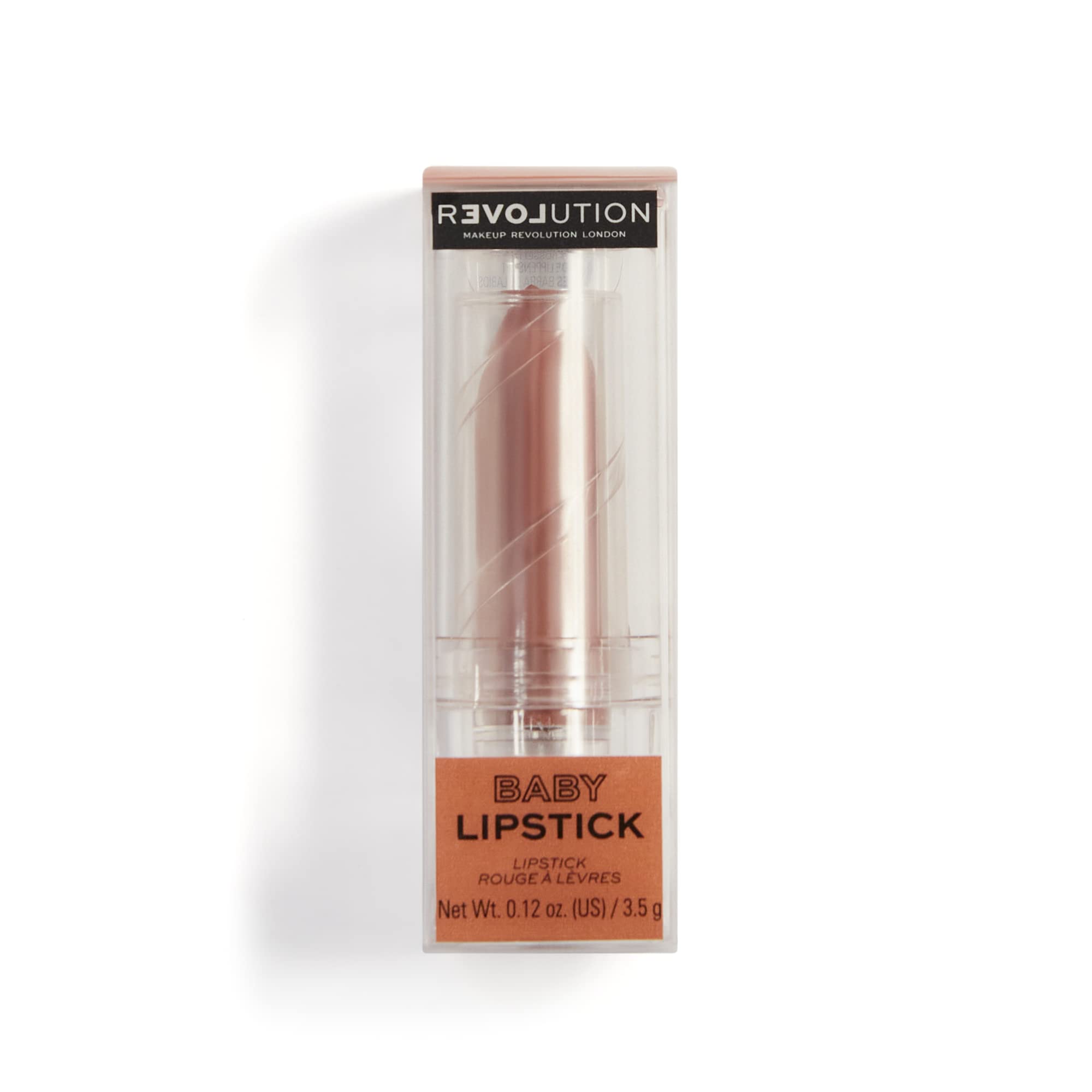 Makeup Revolution Baby Lipstick in Peachy Red - Hydrating & Long-Lasting Lip Color for Everyday Wear | Perfect for Date Night, Office & Casual Outings