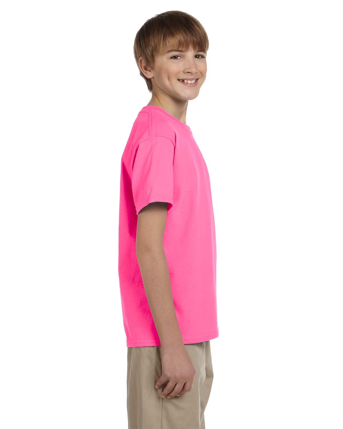 Fruit of the Loom Boys' Comfort-Fit T-Shirts - Soft Cotton Short Sleeve Tees for Everyday Wear, School & Play | Pack of 5