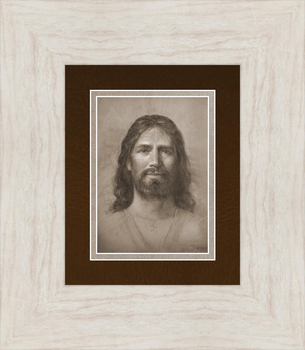 Christ Head Study - Religious Artwork for Home Decor, Church Display & Spiritual Inspiration