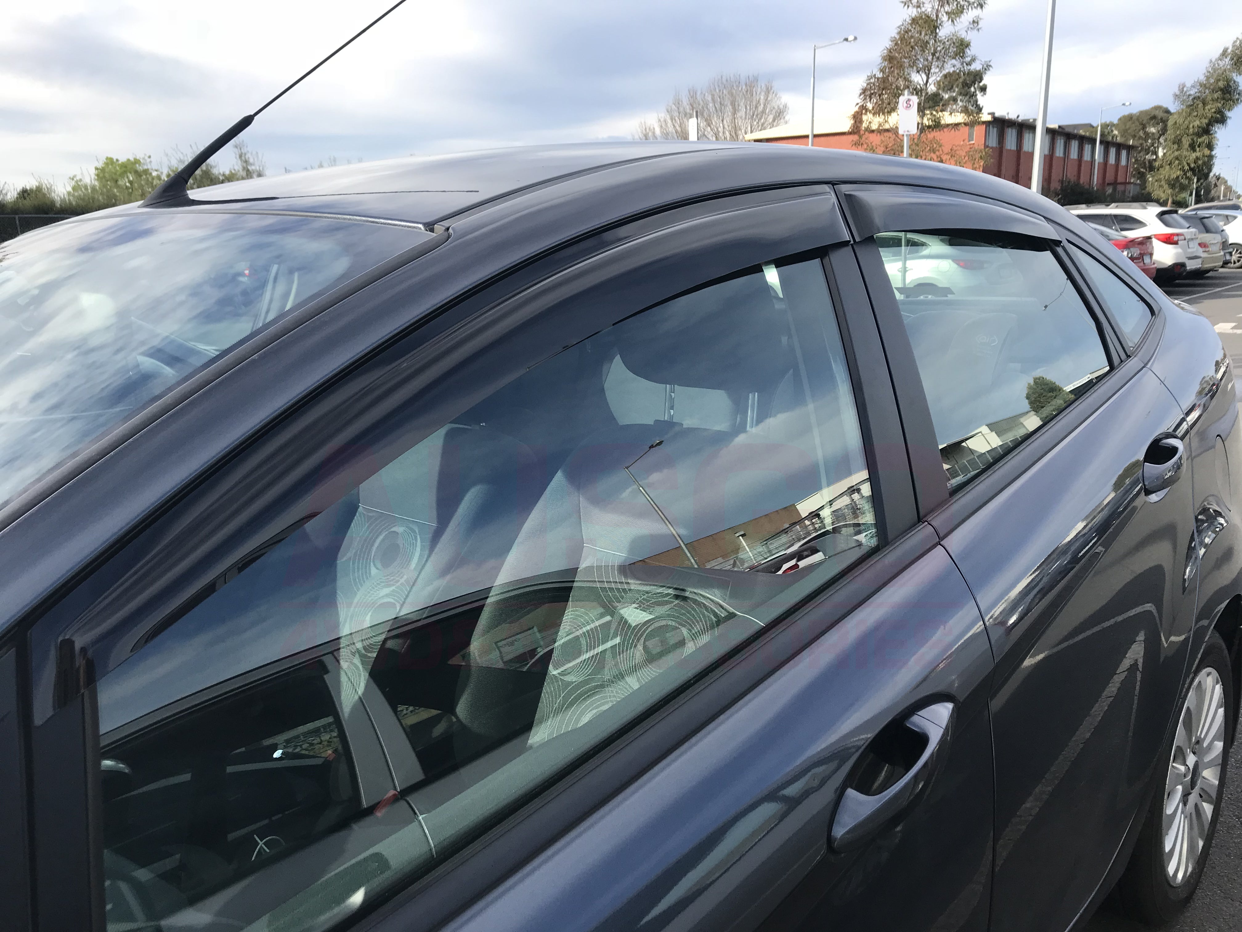 Weather Shields for Ford Fiesta WT Series Sedan 2010-2019 | Rain Guards & Window Deflectors | Perfect for All-Weather Protection & Road Trips