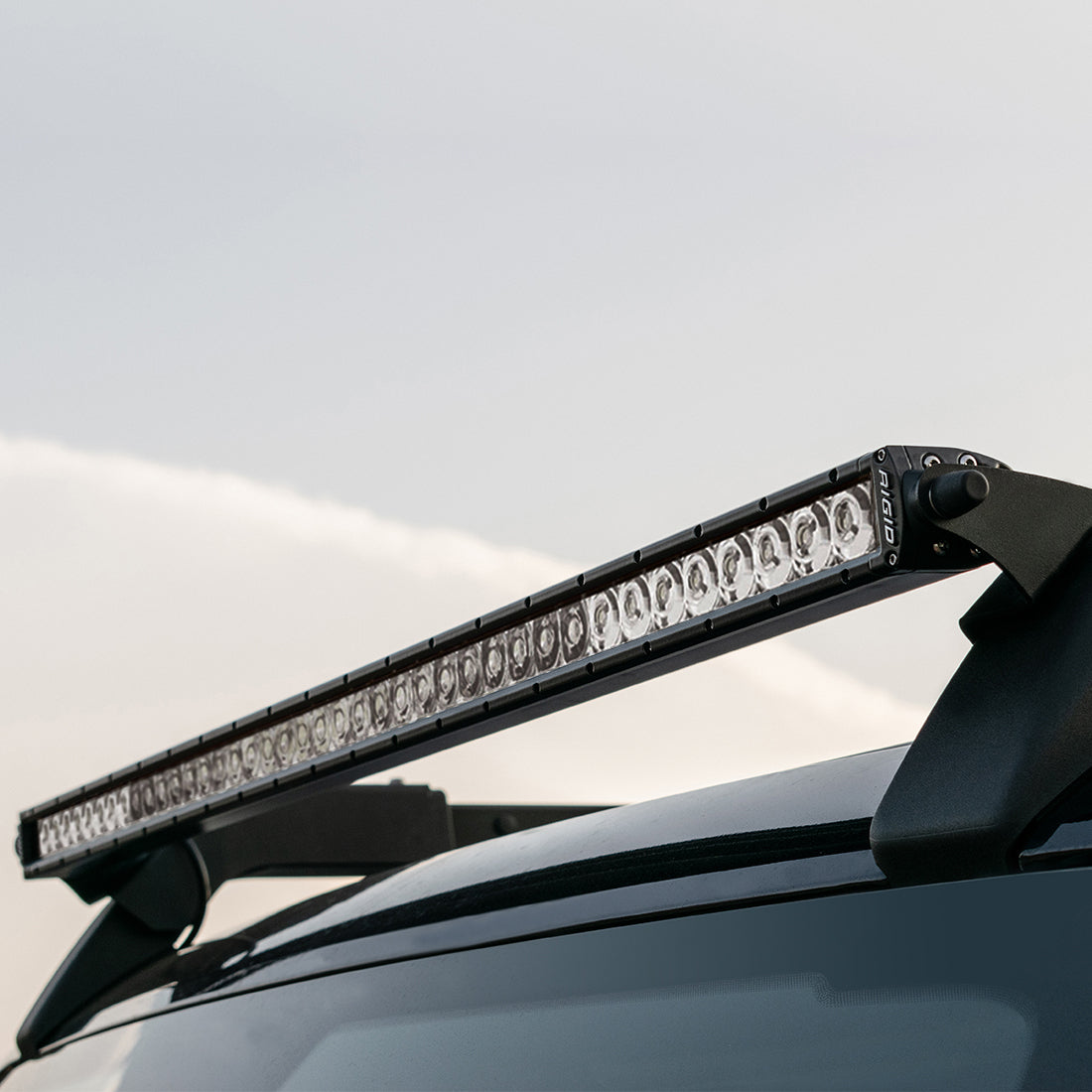 2021-2023 Ford Bronco Rigid SR Series LED Light Bar Roof Rack Kit - Off-Road Adventure Lighting for Enhanced Night Visibility