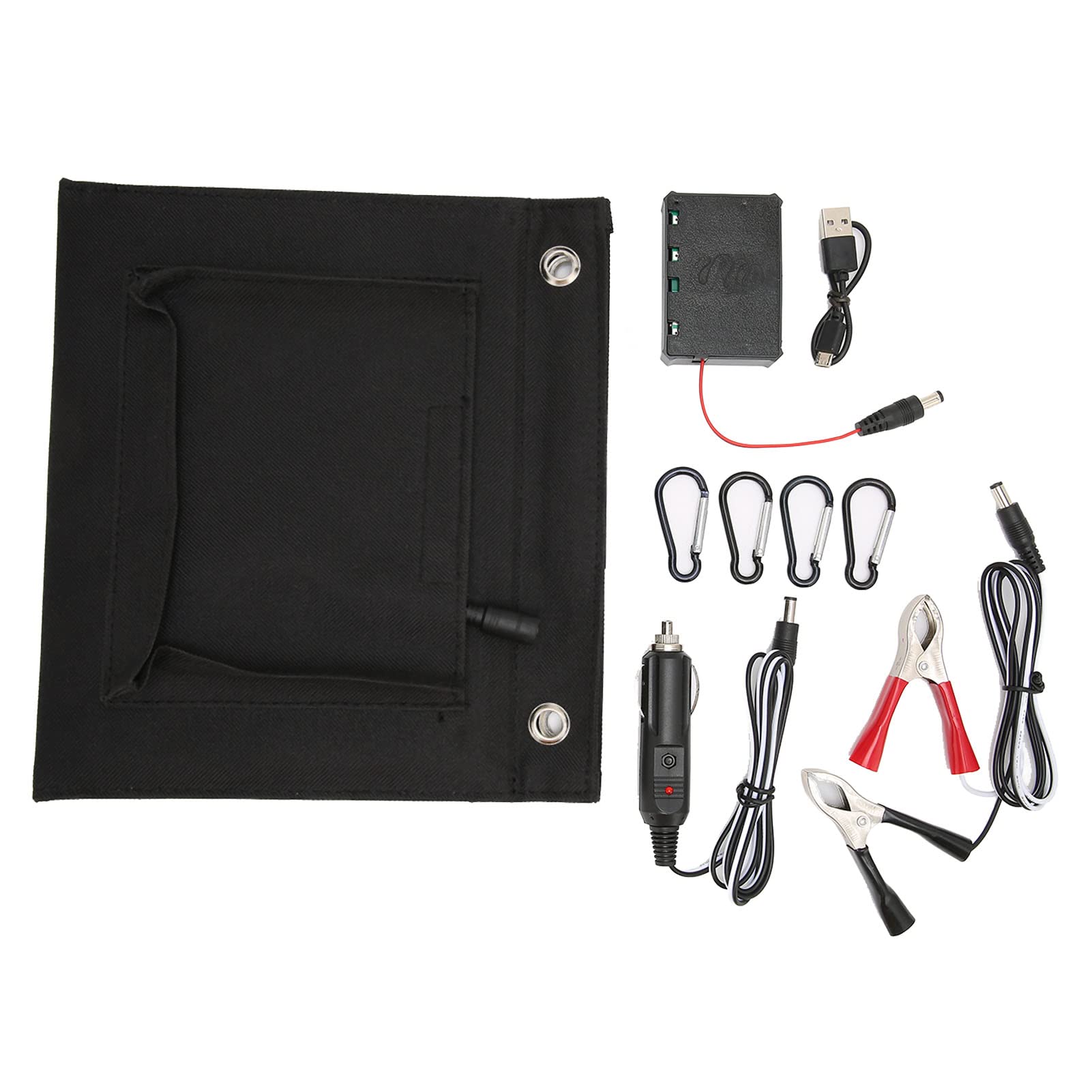 25W 18V Foldable Waterproof Solar Charger with USB Port - Portable Solar Panel for Camping, Hiking, Backpacking & Outdoor Adventures - Charge Phones, Tablets & Small Devices Anywhere