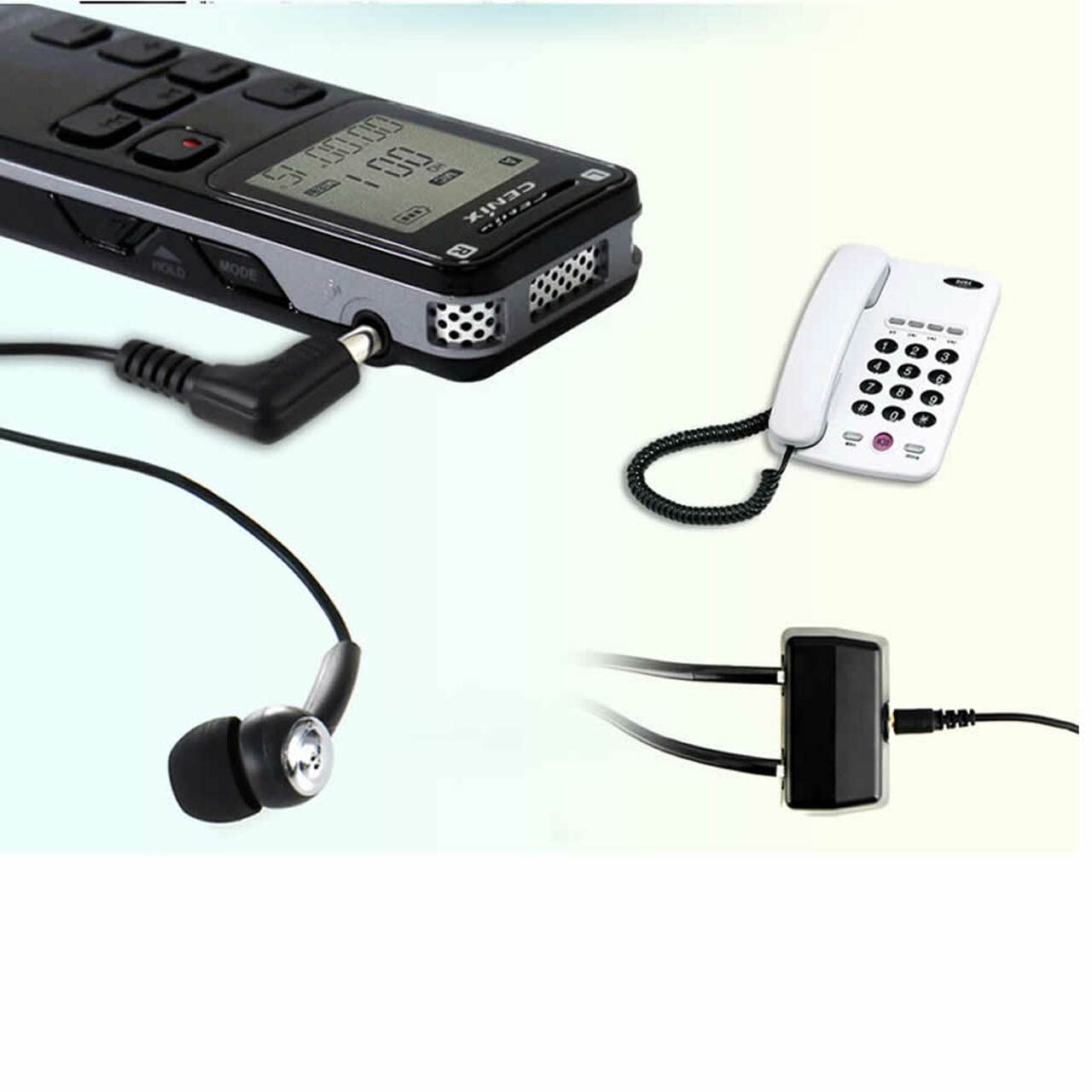 Easy Voice Recorder with 70-Day Battery Life & 1040 Hours Recording Capacity - Perfect for Lectures, Interviews, Meetings & Secret Audio Notes