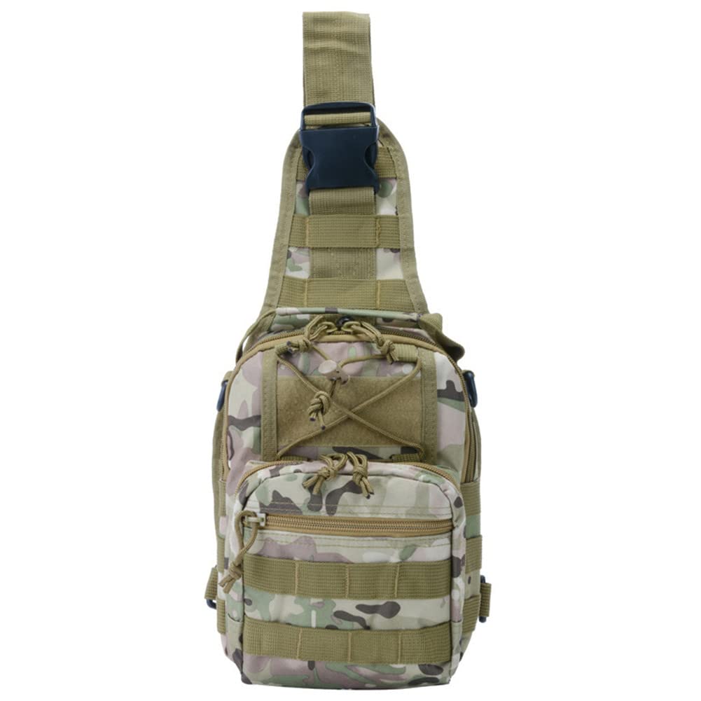 Lightweight Outdoor Chest Bag Fanny Pack for Women & Men - Waterproof Crossbody Sling Bag for Hunting, Camping, Hiking (CP Camouflage) | Perfect for Travel, Festivals & Daily Use