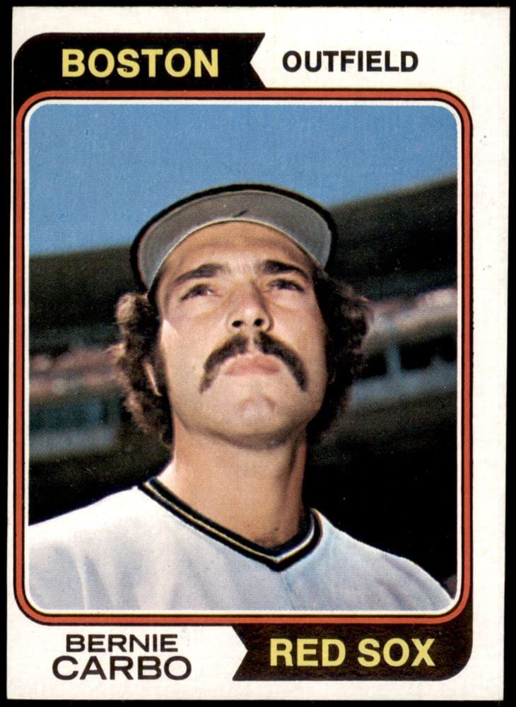 1974 Topps #621 Bernie Carbo Boston Red Sox Baseball Card - VG Condition - Vintage MLB Collectible for Sports Memorabilia & Fan Display