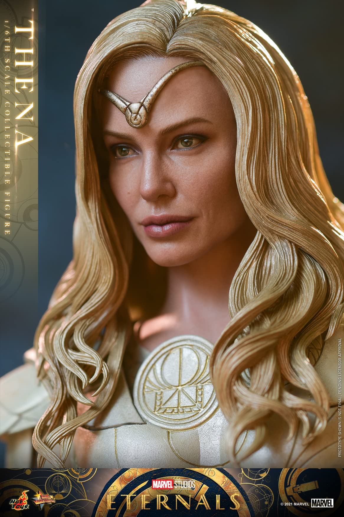 Hot Toys 1:6 Scale Thena Action Figure - Marvel Eternals Movie Collectible for Display & Cosplay