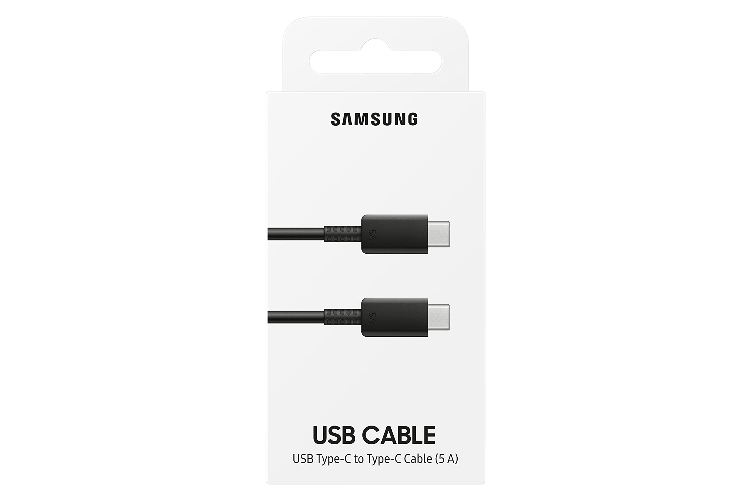 Samsung Original OEM USB-C to USB-C Fast Charging Cable (5V 100W PD) - Compatible with Samsung DeX, Galaxy Phones & Tablets - Perfect for Fast Charging, Data Transfer & Desktop Mode