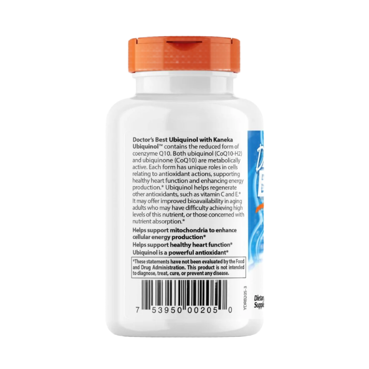 Doctor's Best Ubiquinol with Kaneka QH 100mg - 60 Softgels for Heart Health & Energy Support - Premium CoQ10 Supplement for Adults & Seniors - Perfect for Cardiovascular Wellness & Active Lifestyle