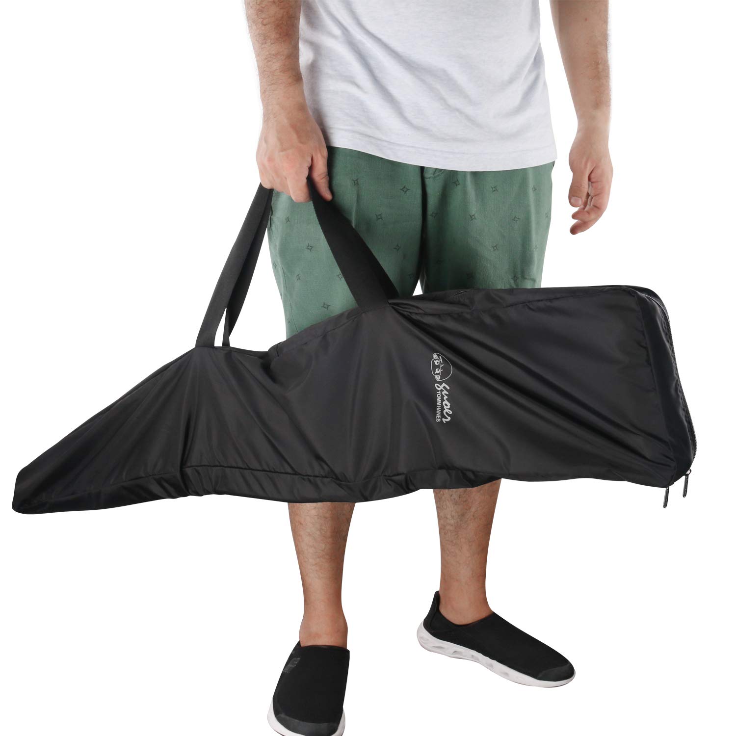 Best Nylon Travel Crutch Bag - Lightweight & Durable One Size Fits All (Black) - Perfect for Airports, Hospitals & Daily Mobility Needs