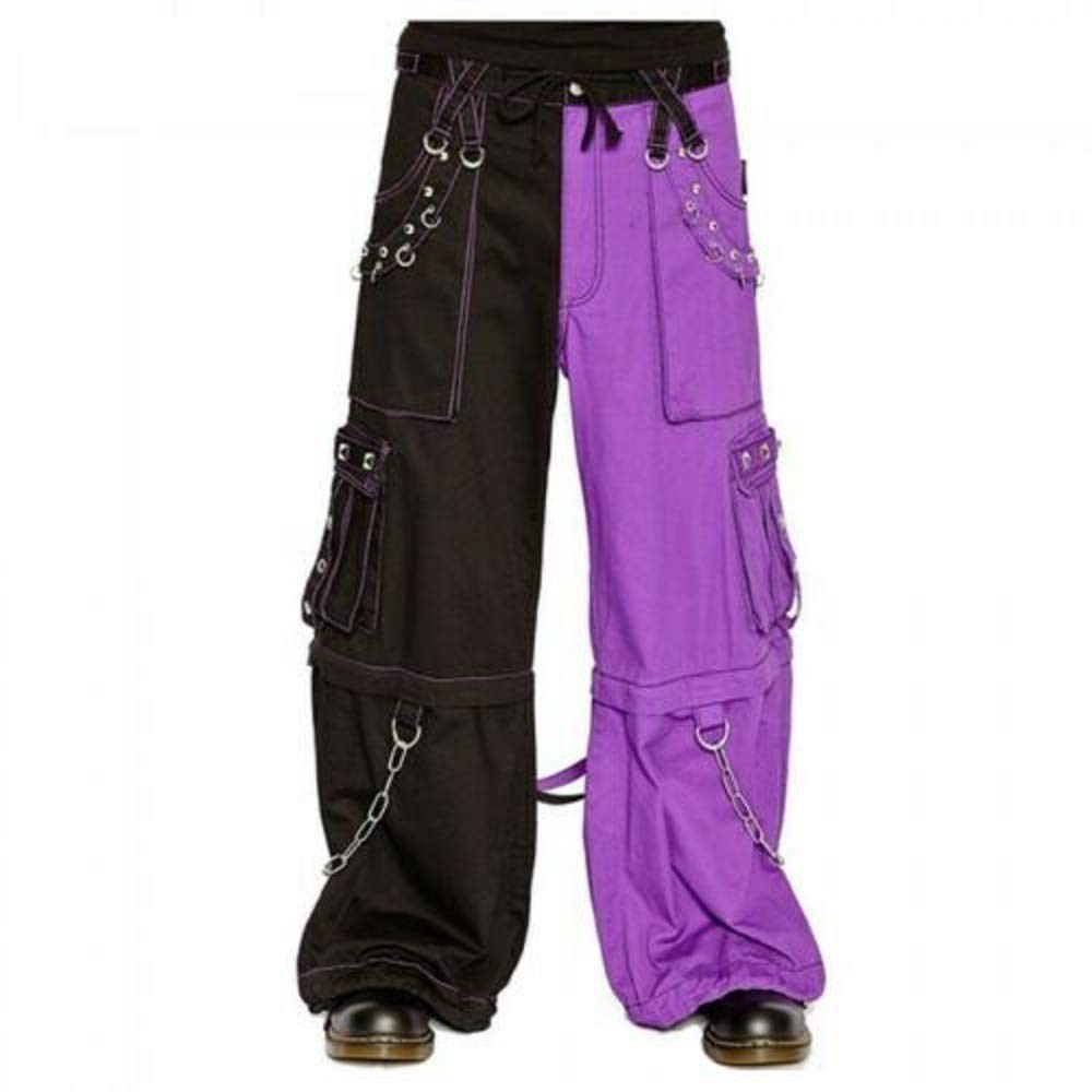Gothic Punk Emo Jeans for Men - Black Apocalyptic Cyberpunk Style Pants & Shorts | USA | Perfect for Concerts, Raves & Alternative Fashion