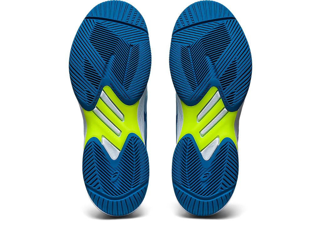 Asics Women's Solution Swift FF Tennis Shoes - Sky/Reborn Blue - Lightweight & Breathable for Competitive Play - Perfect for Court Matches & Training Sessions