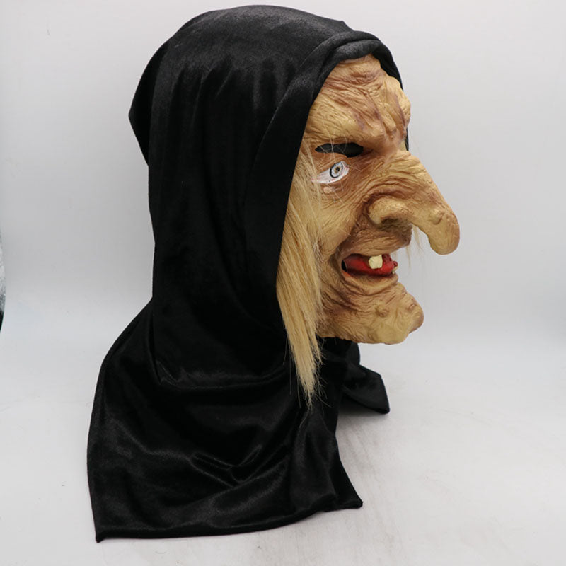 Scary Witch Mask for Halloween - Realistic Latex Costume Accessory for Adults & Kids - Perfect for Trick or Treating, Cosplay & Spooky Parties