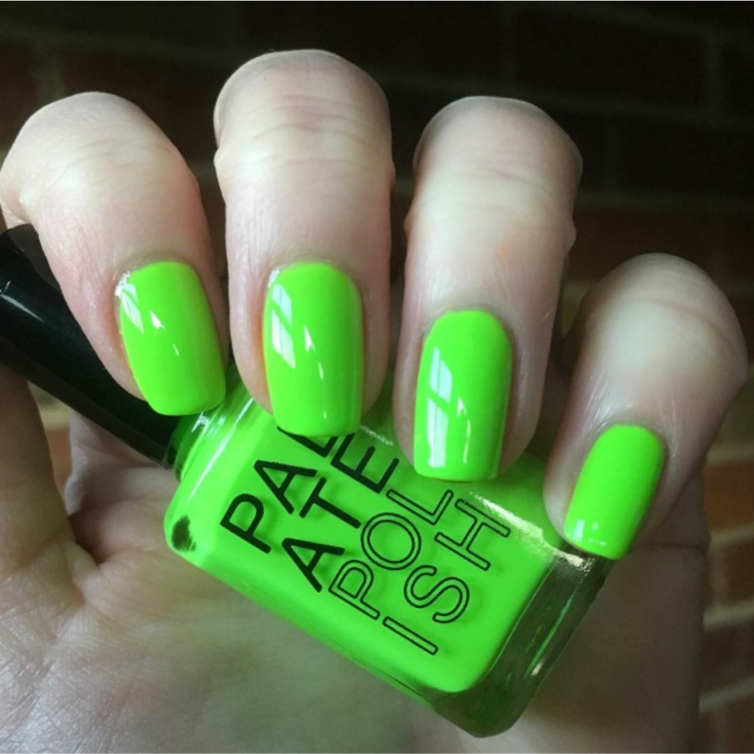 Vibrant Lime Green Nail Polish by Palate Polish - Long Lasting Vegan Formula for Summer Nails & Pedicures