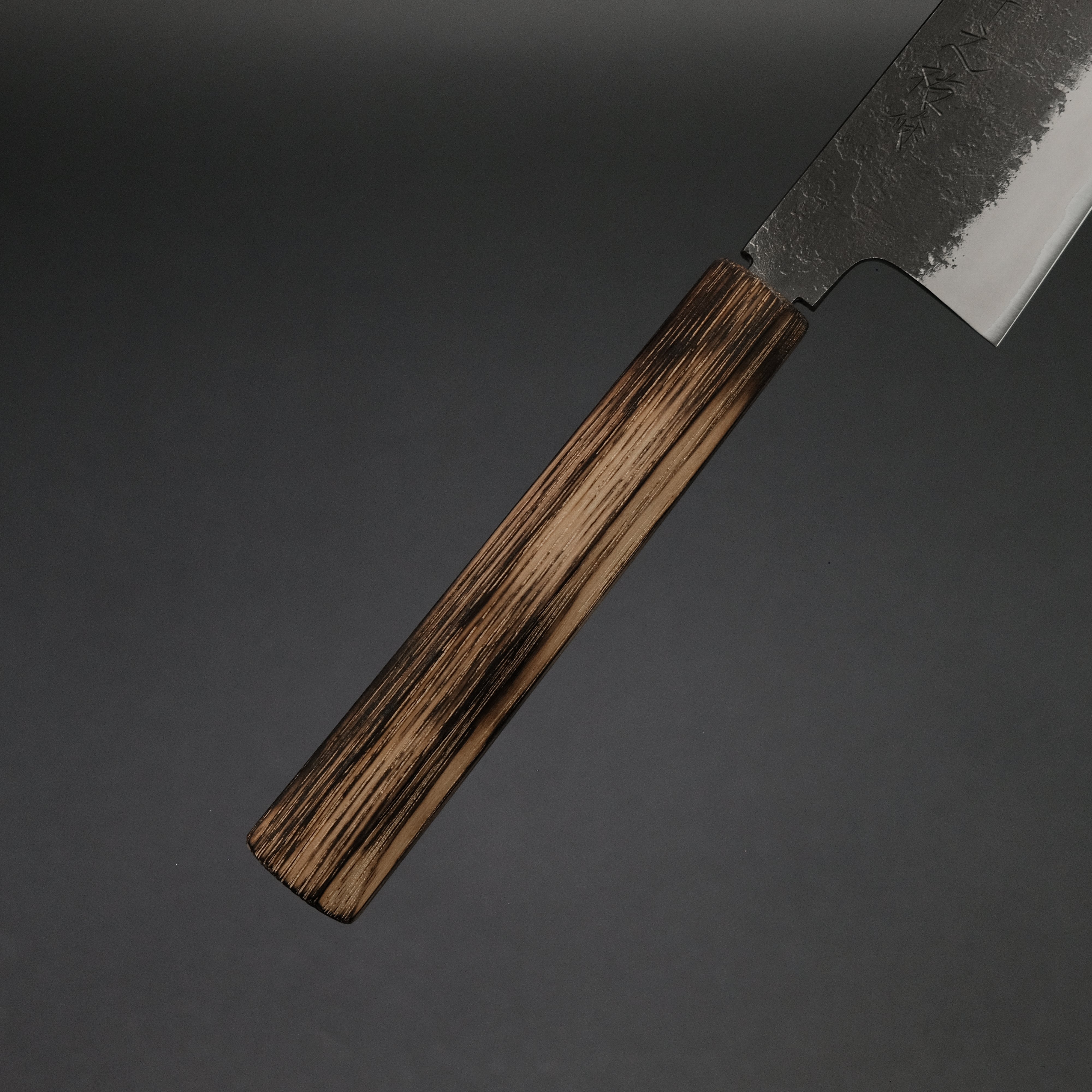 Konosuke MB White #2 Nashiji Kurouchi Gyuto 210mm Japanese Chef Knife with Khii Chestnut Handle - Perfect for Sushi, Meat Slicing & Professional Kitchen Use