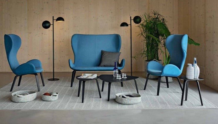 Midj Dalia PE LN TS Lounge Chair - Modern Comfortable Lounge Chair for Living Room, Bedroom, or Office - Perfect for Relaxing, Reading, or Napping