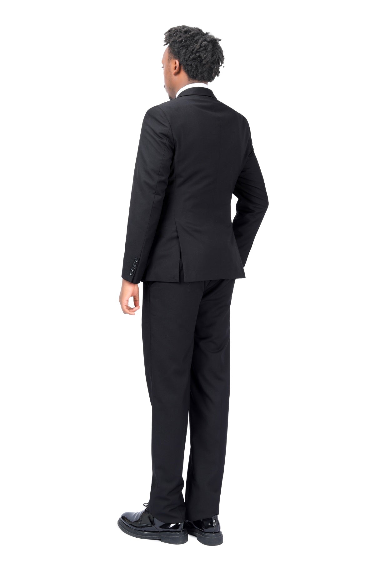 Black Slim Fit Casual Blazer for Men - Business Formal Jacket with Notch Lapel | Perfect for Office Wear, Business Meetings & Smart Casual Outfits