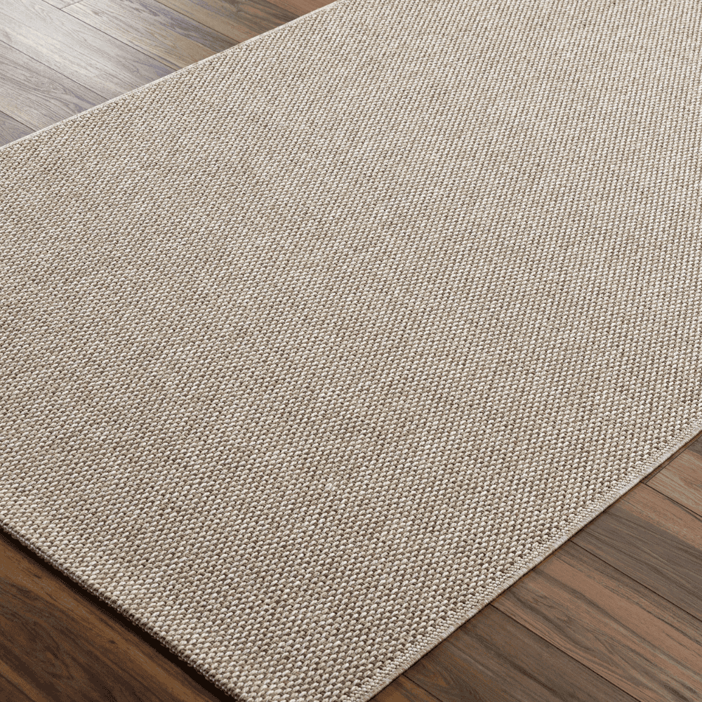 Birdie Machine Woven Outdoor Rug - Light Beige | Durable & Weather-Resistant Patio Carpet for Garden, Deck, Poolside & Porch Decor