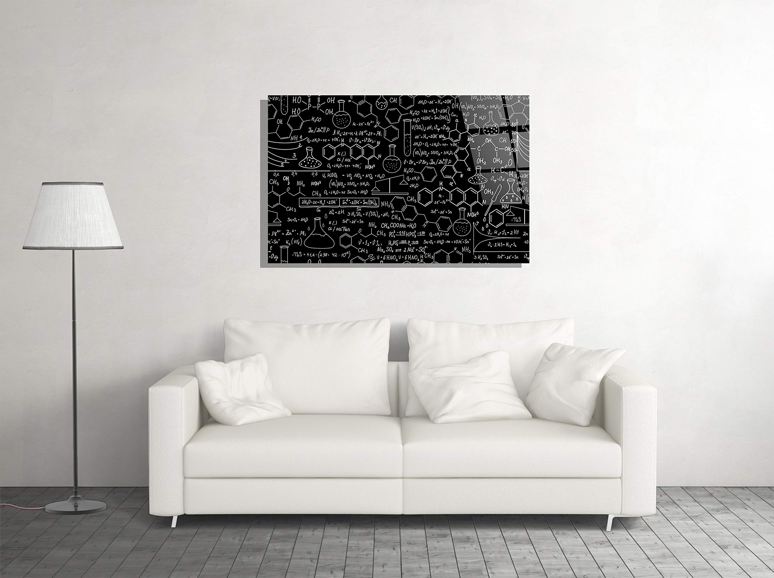 Periodic Table of Elements Tempered Glass Wall Art - Science Chemistry Decor for Home, Office & Hotel | Modern Canvas Print Gift (24x36) | Perfect for Classrooms, Labs & Science Enthusiasts