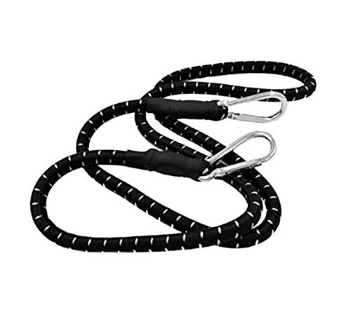 TIJAR 150cm Heavy Duty Bungee Cord with Carabiner - Extra Strong & Durable Elastic Rope for Camping, Hiking, Gear Tie Down, Outdoor Activities