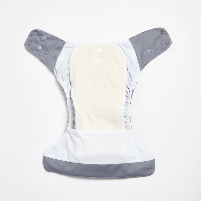 EcoNaps Modern Cloth Diaper - Midnight Blue | Reusable & Eco-Friendly Baby Nappy for Newborns & Toddlers | Perfect for Daycare, Travel & Home Use