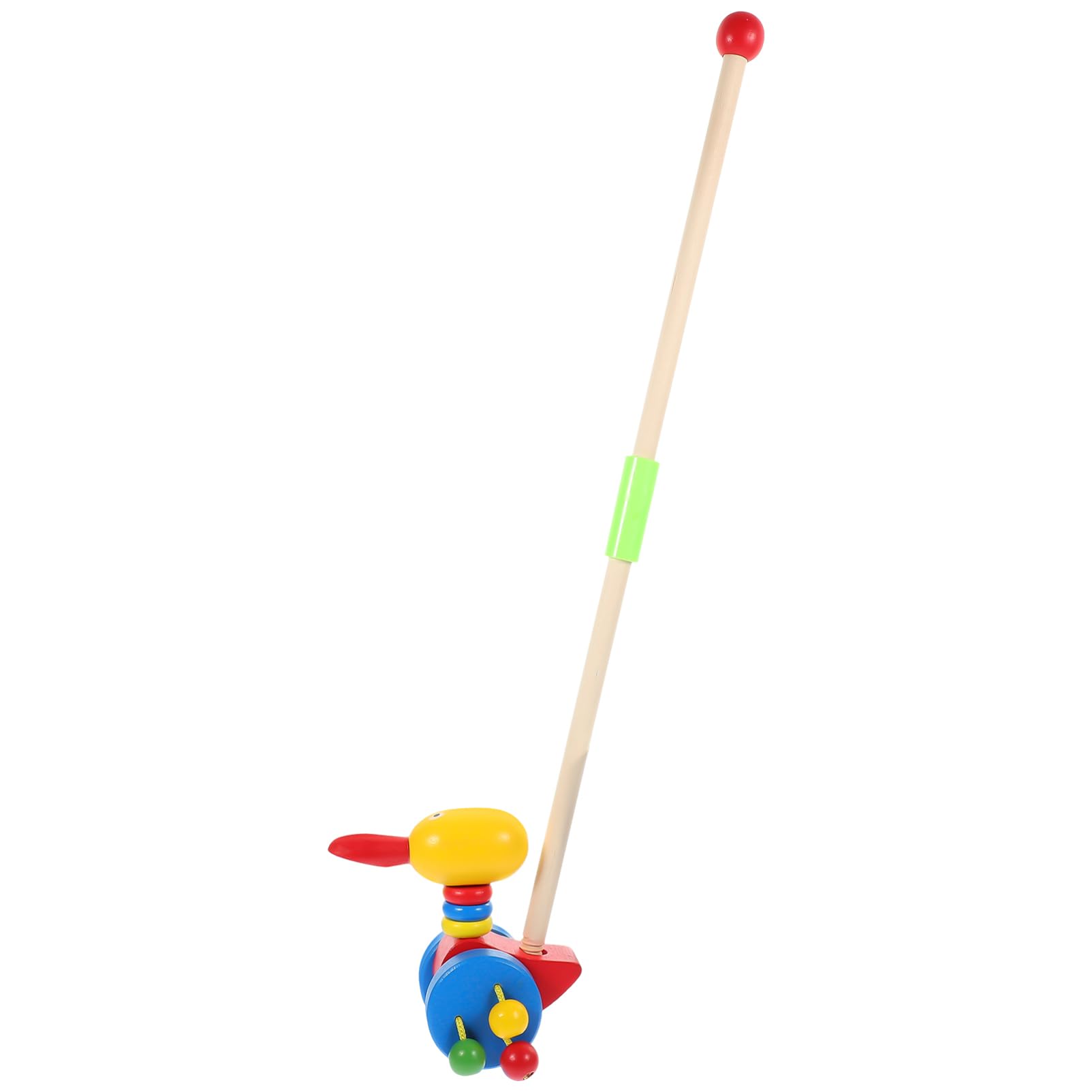VICASKY Wooden Baby Walker Push Toy - Montessori Learning Stroller Toy for Toddlers 1-3 Years Old - Perfect for Indoor & Outdoor Play, Early Walking Development
